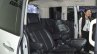 Mitsubishi Delica rear seats at the 2015 Bangkok Motor Show