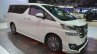 Toyota Vellfire front three quarter left at the 2015 Bangkok Motor Show