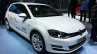 VW Golf TSI BlueMotion front three quarter at the 2015 Geneva Motor Show