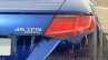 2015 Audi TT taillight India launch