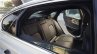 2016 Jaguar XF rear seat at the 2015 New York Auto Show