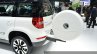 Skoda Yeti LWB rear spare wheel at Auto Shanghai 2015