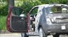 2016 Fiat 500 door open spied in Turin