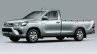 2016 toyota hilux single cab front three quarter press image