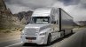 Freightliner Inspiration Truck front three quarter in motion press image