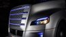 Freightliner Inspiration Truck lights illuminated press image