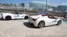 Michelin 125th Anniversary 458 and corvette rear three quarters