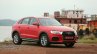 2015 Audi Q3 facelift red front quarter India Review