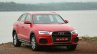 2015 Audi Q3 facelift red front quarters India Review