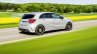 2016 Mercedes A Class AMG Line (facelift) rear three quarter revealed press image