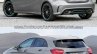 2016 Mercedes A Class Motorsport package vs 2012 Mercedes A Class AMG Line rear quarter Old vs New