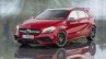 2016 Mercedes A45 AMG (facelift) front three quarter revealed press image