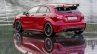 2016 Mercedes A45 AMG (facelift) rear three quarter revealed press image