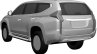 2016 Mitsubishi Pajero Sport rear quarter patent leak