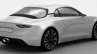 2016 Renault Alpine near-production concept rear three quarter revealed in patent images