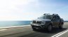 2016 Renault Duster Oroch front three quarter unveiled press image.