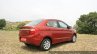 2015 Ford Figo Aspire Titanium 1.5 Diesel rear three quarter first drive review