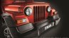 2015 Mahindra Thar facelift grille press shots