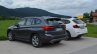 2016 BMW X1 (F48) rear three quarter compared with 2014 BMW X1 (E84)