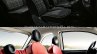 2016 Fiat 500 (facelift) vs 2007 Fiat 500 interior Old vs New