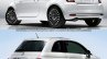 2016 Fiat 500 (facelift) vs 2007 Fiat 500 rear three quarter Old vs New