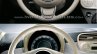 2016 Fiat 500 (facelift) vs 2007 Fiat 500 steering wheel Old vs New