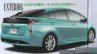 2016 Toyota Prius rear three quarter rendered