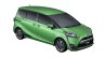 2016 Toyota Sienta front three quarter in green unveiled in Japan