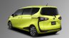 2016 Toyota Sienta rear three quarter unveiled in Japan