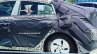 Hyundai hybrid car side spied