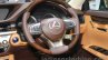 2016 Lexus ES300h steering wheel at the 2015 Gaikindo Indonesia International Motor Show (2015 GIIAS).