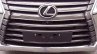 2016 Lexus LX grille spied (August 2015)