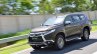 2016 Mitsubishi Pajero Sport front quarter brown unveiled