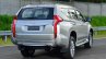 2016 Mitsubishi Pajero Sport rear quarter static silver unveiled