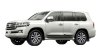 2016 Toyota Land Cruiser (facelift) front three quarter white launched press image