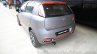 Fiat Punto Abarth grey rear three quarter left for India