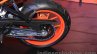 KTM RC250 rear wheel orange at the Indonesia International Motor Show 2015 (IIMS 2015)