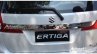 2015 Suzuki Ertiga rear chrome embellishment spied