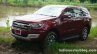 2015 Ford Endeavour front three quarter left (Review)