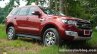 2015 Ford Endeavour front three quarters left (Review)