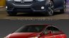 2015 Honda Civic vs 2016 Honda Civic front three quarter Old vs New