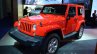 2015 Jeep Wrangler Sahara front three quarter at the IAA 2015