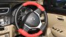 2015 Maruti Dzire steering wheel at the 2015 Nepal Auto Show