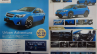 2016 Subaru XV (facelift) exterior and interior Japanese brochure leaked