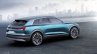 Audi e-tron quattro concept Q6 concept rear three quarter unveiled at VAG Night