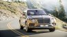 Bentley Bentayga front quarter press shots