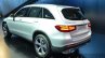 India-bound Mercedes GLC rear three quarter silver at the IAA 2015