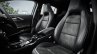 Infiniti Q30 black interior upholstery official image