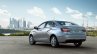 Lada Vesta rear three quarters left studio image