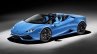 Lamborghini Huracan Spyder front three quarter press image